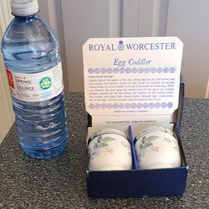 Vintage Set of Two Royal Worcester Egg Coddlers.